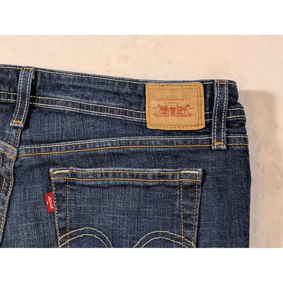 Vintage Y2K Juniors Levis 518 May '01 Superlow Boot Cut Jeans  Size 11 S 34/30 - Picture 8 of 15